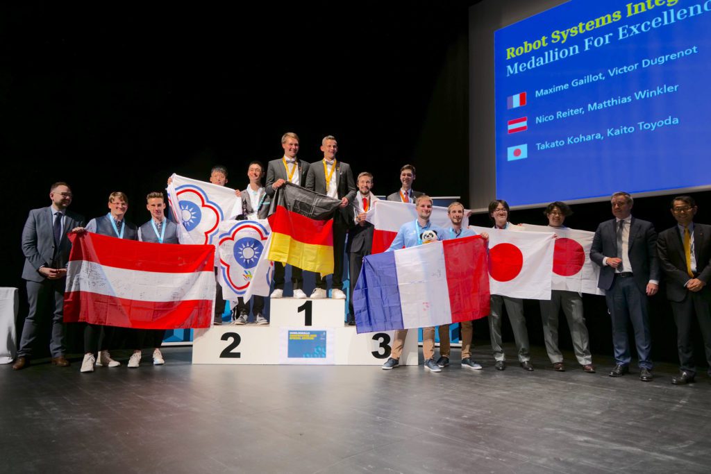 Preisverleihung WorldSkills Robot Systems Integration Wettbewerb Credit WorldSkills