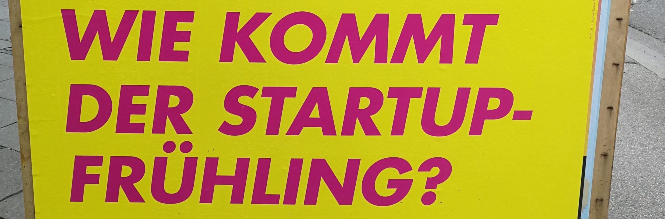 SPRIND & Politik, übernehmen Sie!